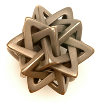 Vladimir Bulatov Sculpture Five Tetrahedra
