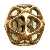 Vladimir Bulatov Sculpture Icosahedron IV 