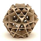 Vladimir Bulatov Sculpture Icosahedron V 